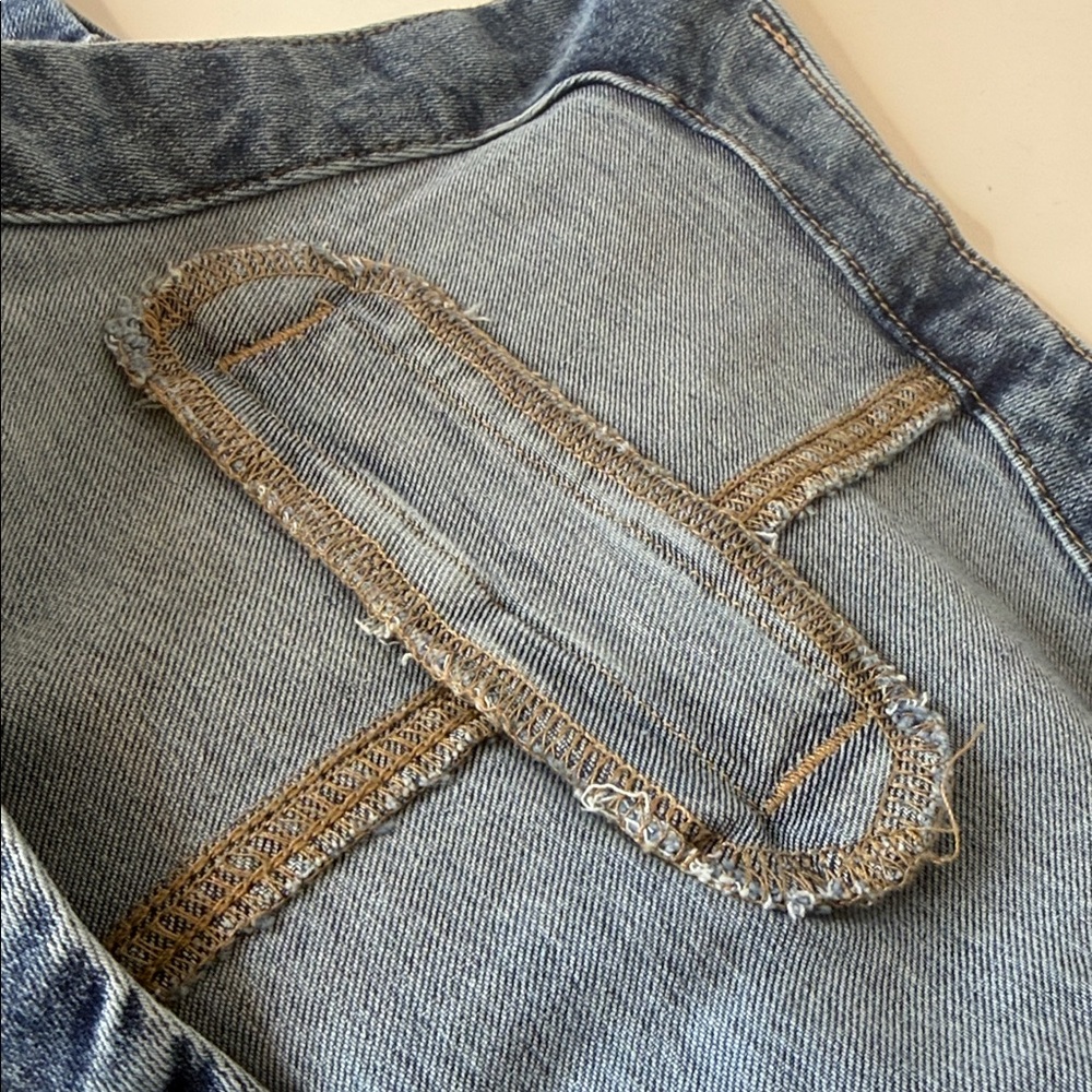 Nicole Miller Stretch Denim Vest XL - Picture 11 of 11